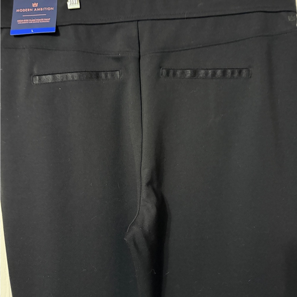 Modern Ambition Elegant Black Wide Leg Pants size Large - Picture 7 of 8